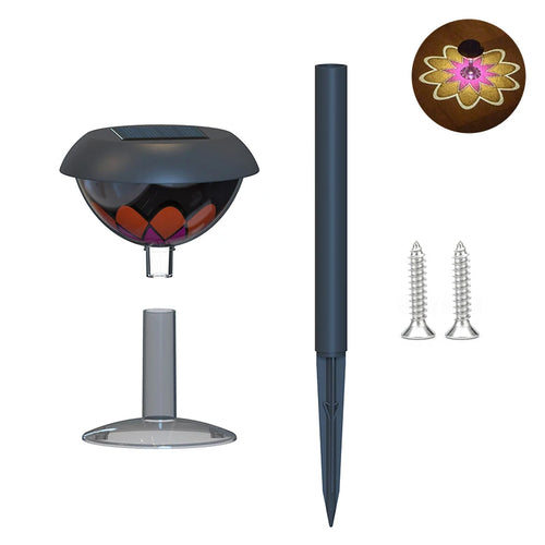 LuxeLumi - Solarbetriebene LED Gartenleuchte mit stilvollem Design