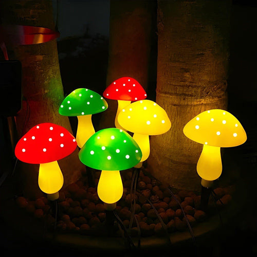 SolarEden – Wasserdichte Solar Pilzlichter für Garten & Terrasse