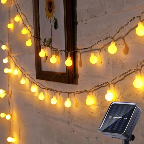 GlowFest - Farbwechselnde Solar LED Partybeleuchtung für Garten und Außenbereich