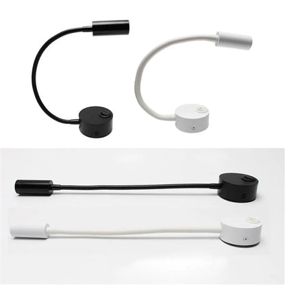 GlowFlex - Flexibele LED Wandleuchte für Bett, Schreibtisch und Wandmontage, Modernes Design