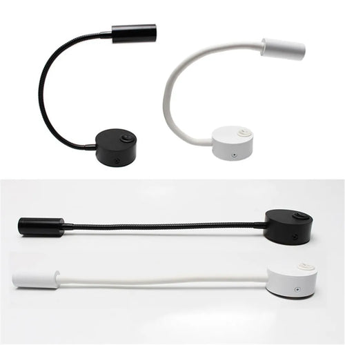 GlowFlex - Flexibele LED Wandleuchte für Bett, Schreibtisch und Wandmontage, Modernes Design