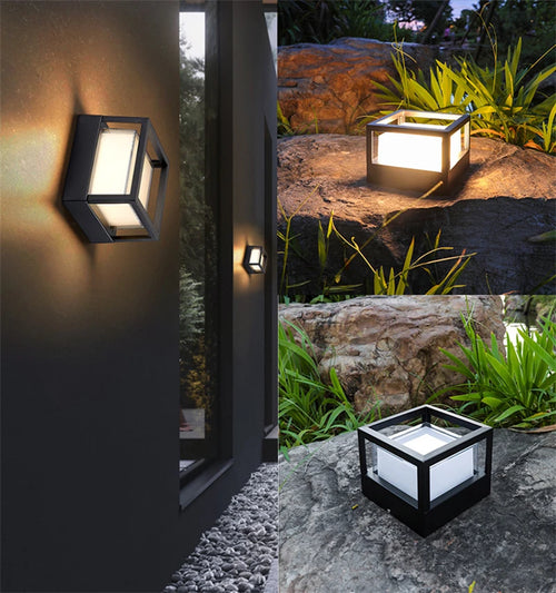 SmartStrahl - WiFi LED Wandleuchte für Garten und Balkon, RGB und dimmbar