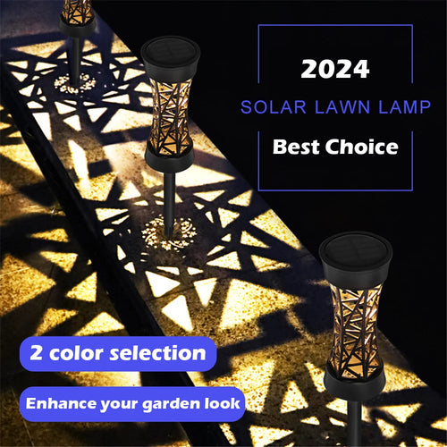 LumenWalk - Solar LED Gartenbeleuchtung für Außenbereich, farbenfroh und wasserdicht