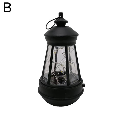 LumenLantern - Solar LED Kerosene Lampe für Garten und Terrasse, Retro Laterne mit LED