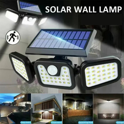 EcoLumen - Solarbetriebene LED Wandleuchte für Garten und Terrasse