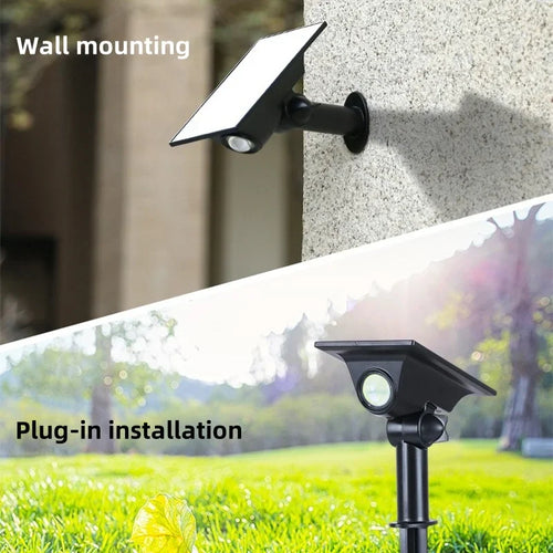 LumiSpot - Solarbetriebene LED Gartenstrahler, wasserdicht und langlebig