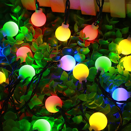 GlowFest - Farbwechselnde Solar LED Partybeleuchtung für Garten und Außenbereich