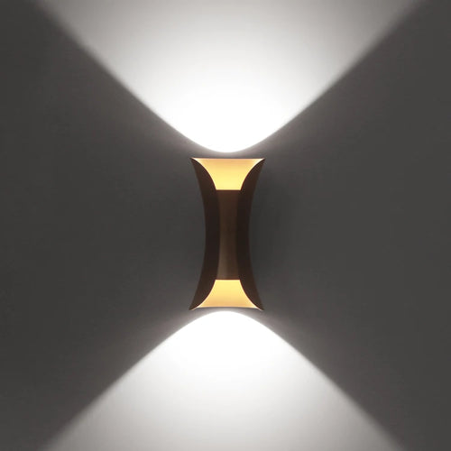 LuxeLumen - LED Wandleuchte für den Außenbereich, wasserdicht und langlebig