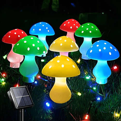 SolarEden – Wasserdichte Solar Pilzlichter für Garten & Terrasse
