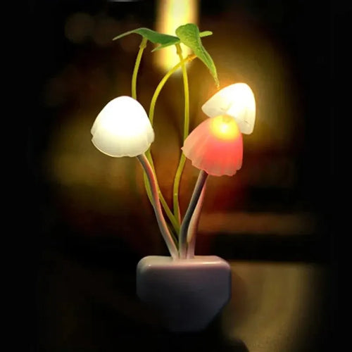 MushLume - LED Pilz Nachtlicht mit Lichtsensor und Farbwechsel für eine gemütliche Atmosphäre