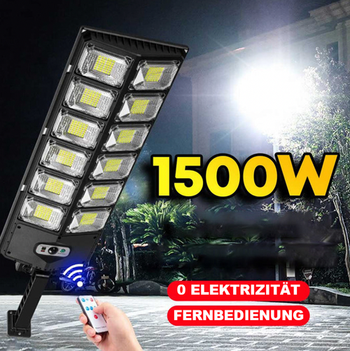 LumenPower – 1500W Solarbetriebenes LED-Lichtsystem für Außenbereich & Garten