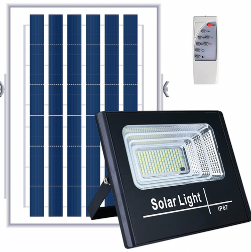 LumenFlood - 200W Solar LED Flutlicht für den Außenbereich mit hoher Helligkeit