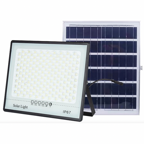LumenMega - 300W Solar LED Flutlicht für großflächige Außenbeleuchtung