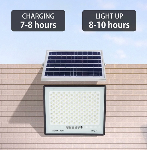LumenMega - 300W Solar LED Flutlicht für großflächige Außenbeleuchtung