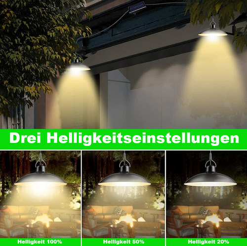 LumenHäng – Stilvolle Solar-Hängelampe für Garten & Terrasse