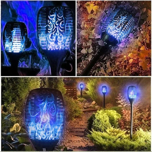 FlameGlow - Elegante Solarflammenleuchten für Garten & Terrasse