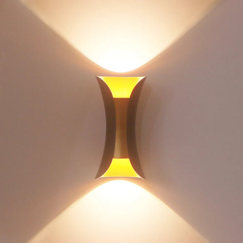 LuxeLumen - LED Wandleuchte für den Außenbereich, wasserdicht und langlebig