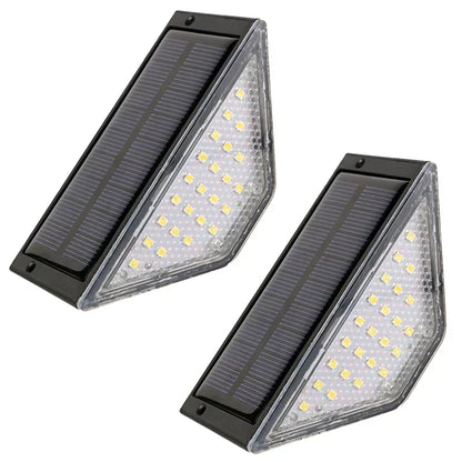 LumenStep - LED Solar Treppenleuchte für Garten, Balkon und Terrasse, wasserdicht und dimmbar