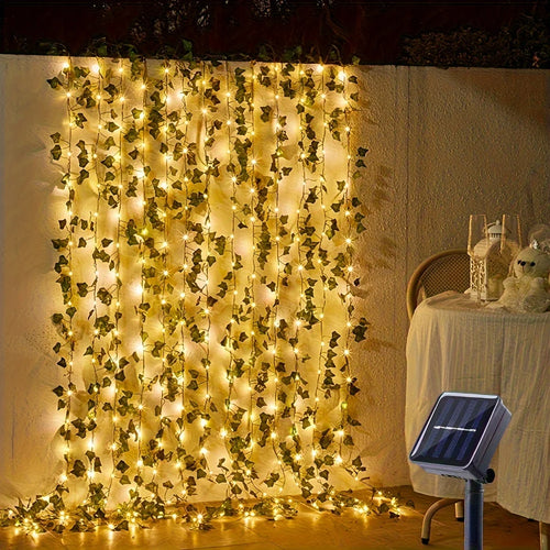 VineGlow - Dekorative Solar Lichterkette mit 8 Modi für Garten und Terrasse