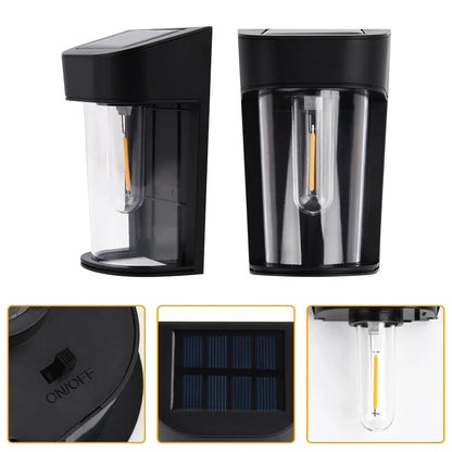 LumiLite - Mini-Solarwandleuchte für stilvolle Gartenbeleuchtung
