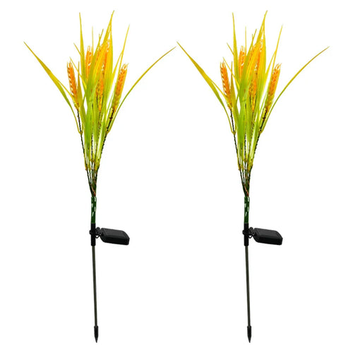 LumiWheat - Solarbetriebene LED Gartenleuchte im Weizenähren-Design