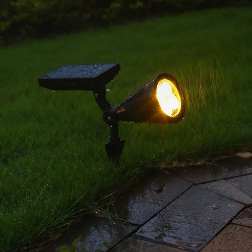 LumenRoot - Solarbetriebene Gartenlampe für den Rasen, langlebig und wasserdicht