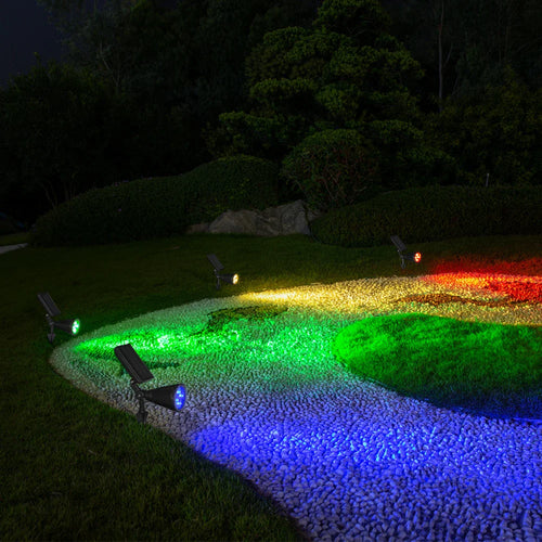 LumenRoot - Solarbetriebene Gartenlampe für den Rasen, langlebig und wasserdicht