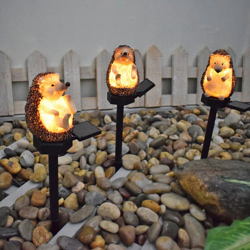 IgelLicht – Solar Gartenfigur in Igel-Form mit stimmungsvollem Licht