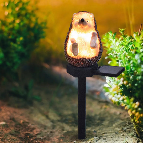 IgelLicht – Solar Gartenfigur in Igel-Form mit stimmungsvollem Licht