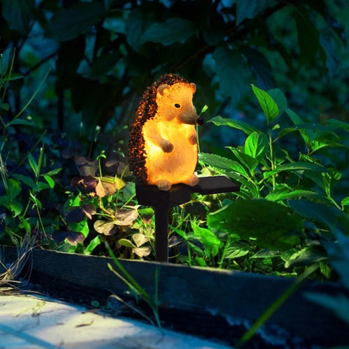 IgelLicht – Solar Gartenfigur in Igel-Form mit stimmungsvollem Licht
