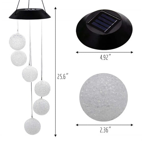 GlowOrb - Solar Gartenkugel mit LED-Lichtern für jede Jahreszeit