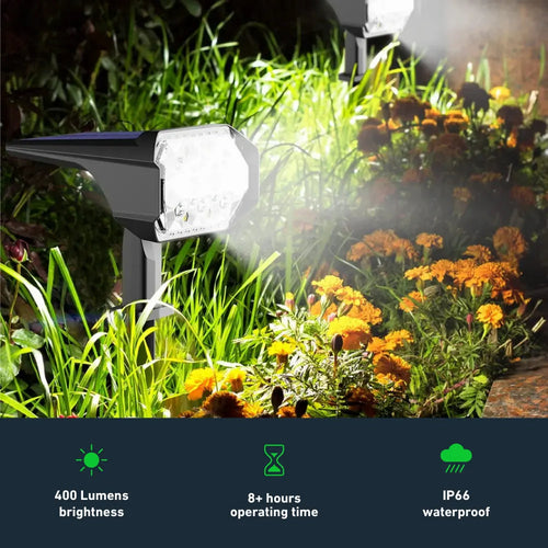 SolarAura - Stilvolle LED Solar Landschaftsleuchte für Garten und Terrasse