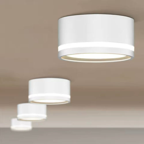 LichtTeller - LED Deckenleuchte Schwarz für Wohnzimmer – Modern & Wasserdicht, IP44