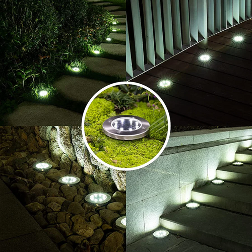EcoGlowPro - Wiederaufladbare Solar LED Leuchte für draußen und Garten