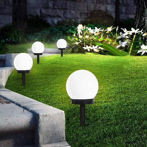 LumenOrbs - 3er Set Wasserdichte LED Solar Gartenbeleuchtung für draußen