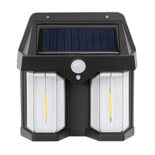 DuoLume - Solarbetriebene LED Gartenleuchte mit 2 Beleuchtungsmodi für den Außenbereich