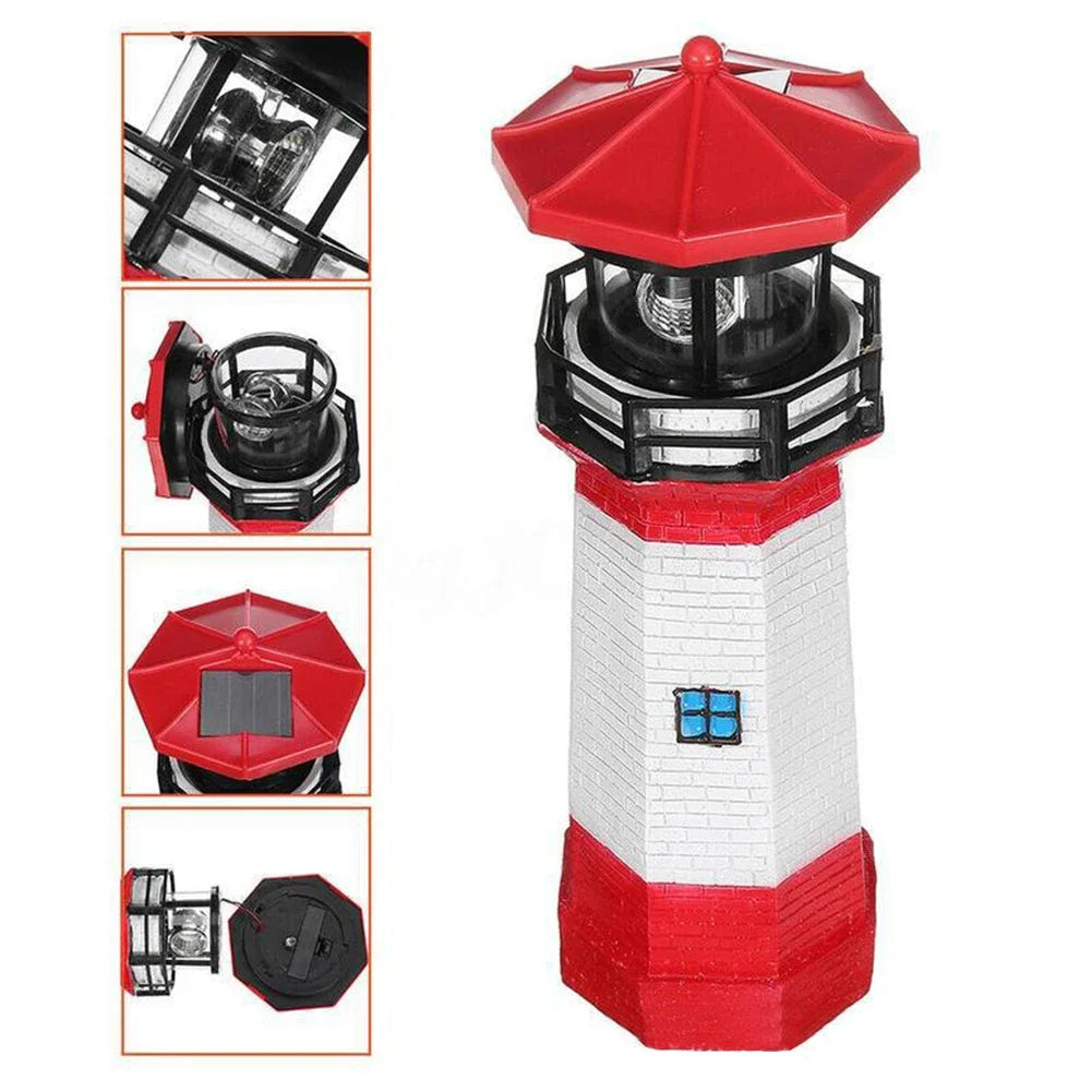 CoastLume – Wasserdichtes Solar Leuchtturm Licht für Außenbereiche