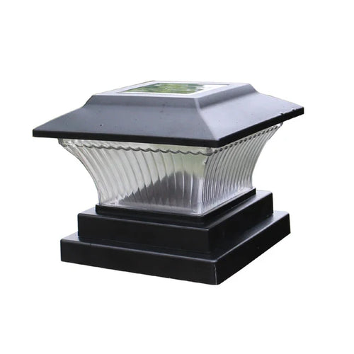 LumenColumn - Elegante Solar LED-Säulenleuchte für den Garten und Außenbereich
