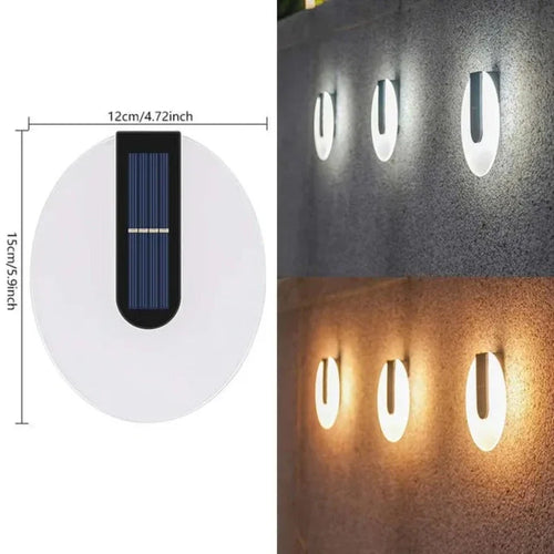 LumenRay - Wetterfeste Solar LED-Außenwandleuchte für effiziente Beleuchtung