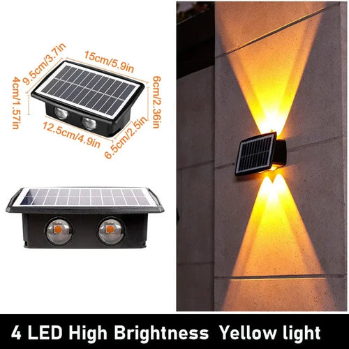 LumeAura - Stylische Solar LED Gartenleuchte für den Außenbereich, langlebig und energieeffizient