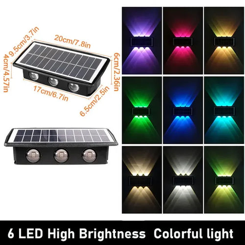 LumeAura - Stylische Solar LED Gartenleuchte für den Außenbereich, langlebig und energieeffizient