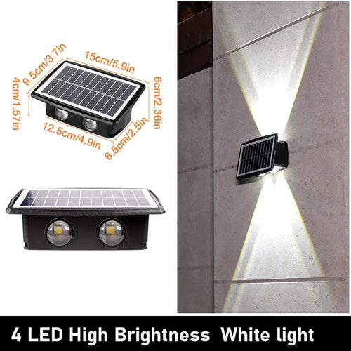 LumeAura - Stylische Solar LED Gartenleuchte für den Außenbereich, langlebig und energieeffizient