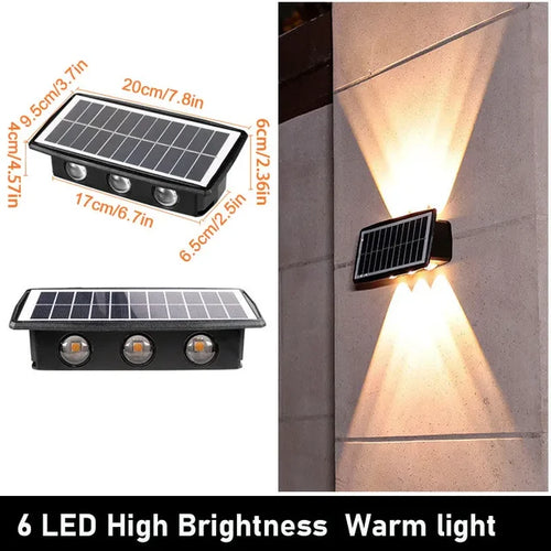 LumeAura - Stylische Solar LED Gartenleuchte für den Außenbereich, langlebig und energieeffizient