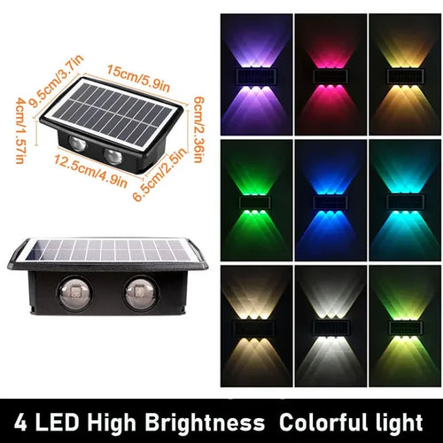 LumeAura - Stylische Solar LED Gartenleuchte für den Außenbereich, langlebig und energieeffizient