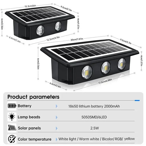 LumeAura - Stylische Solar LED Gartenleuchte für den Außenbereich, langlebig und energieeffizient