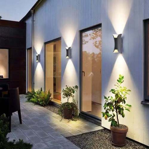 LumenPower - Wasserdichte LED Wandleuchte Außen für Elegante Gartenbeleuchtung-4