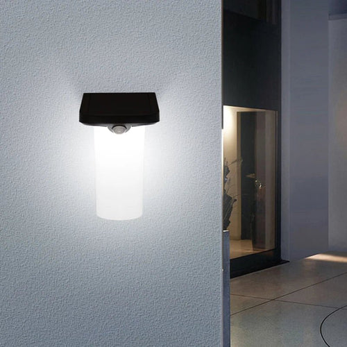 AquaBeam - Solarbetriebene LED Außenwandleuchte mit Bewegungssensor