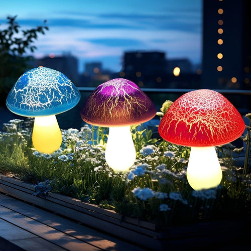 LeuchtMushroom - Solarbetriebene Pilz-Gartenleuchte