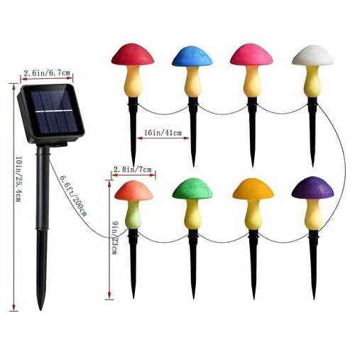 LeuchtMushroom - Solarbetriebene Pilz-Gartenleuchte