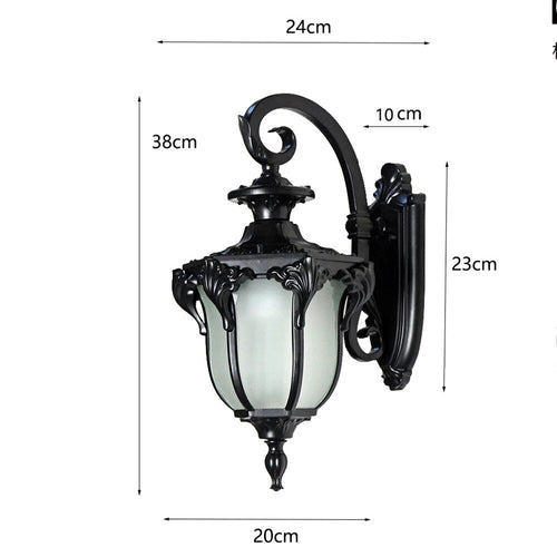 LuxeLounge - Luxus LED Gartenlampe im Retro-Lounge Design für stilvolle Außenbereiche